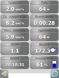 ����� ������������� HTC Touch Cruise 09
