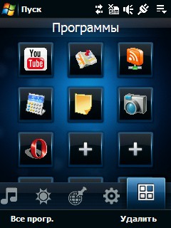 ����� ������������� HTC Touch Cruise 09
