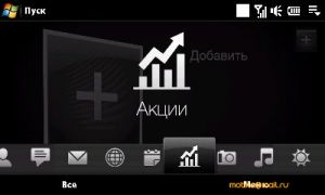 ������ ����� ������������� ������������� HTC Touch Pro2 (T7373)