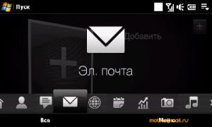������ ����� ������������� ������������� HTC Touch Pro2 (T7373)