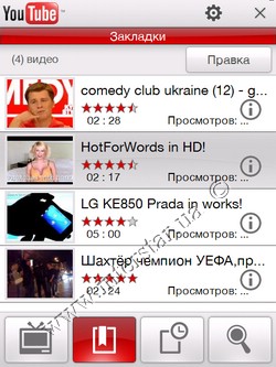 ����� HTC  Touch Diamond. YouTube.