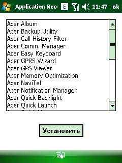 ����� ������������� Acer �960 Tempo � ������� ������