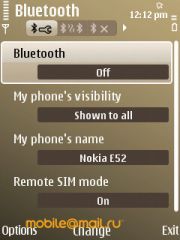 ����� Nokia E52. ������������ ����������� ����