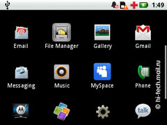 Motorola Flipout (MB511): ����� ��������� Android