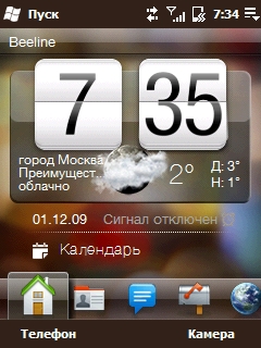 ����� ������������� HTC Touch2