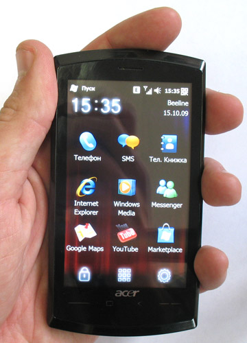 ����� ������������� Acer neoTouch