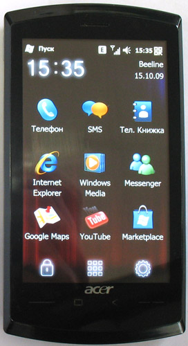 ����� ������������� Acer neoTouch