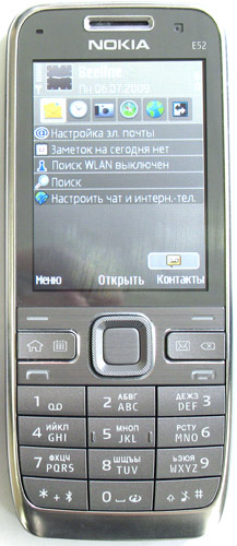 ����� ��������� Nokia E52