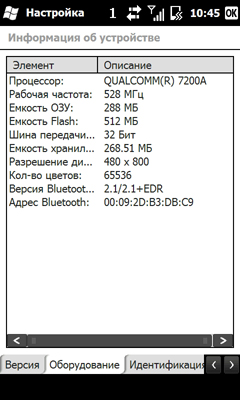 ����� HTC Touch Pro2