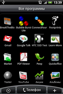 ����� ������������� HTC Hero 