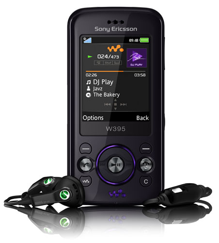 ����� �������� �������� Sony Ericsson W395
