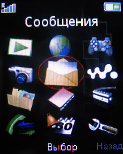 ����� �������� �������� Sony Ericsson W395