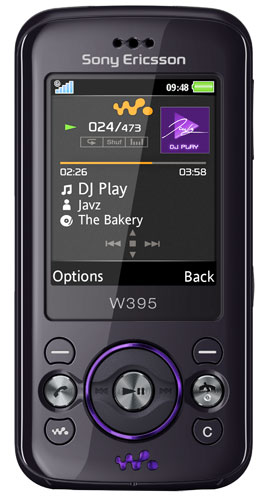 ����� �������� �������� Sony Ericsson W395