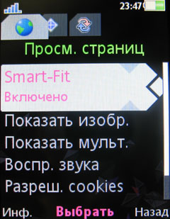 ����� �������� �������� Sony Ericsson W508