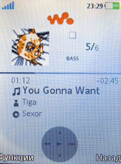 ����� �������� �������� Sony Ericsson W508