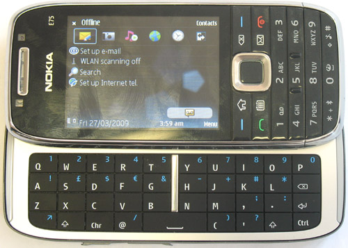 ����� �������� �������� Nokia E75
