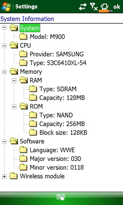 ����� ������������� Acer M900