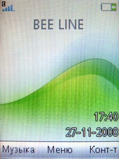 ����� �������� �������� Sony Ericsson F305 - ����� �����������