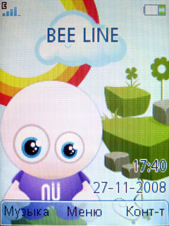 ����� �������� �������� Sony Ericsson F305 - ����� �����������