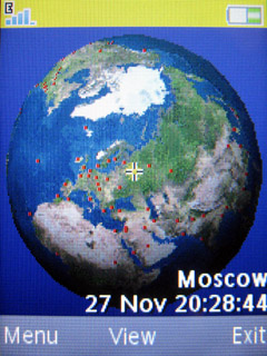 ����� �������� �������� Sony Ericsson F305 - ����� �����������