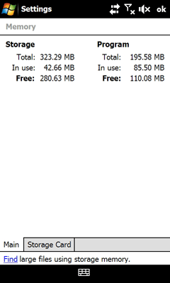 ����� HTC Touch HD - �������������� �����