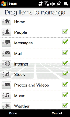 ����� HTC Touch HD - �������������� �����