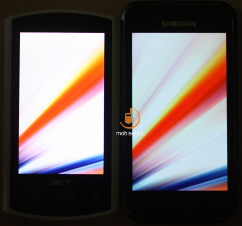 Acer Liquid E � Samsung i9000 Galaxy S