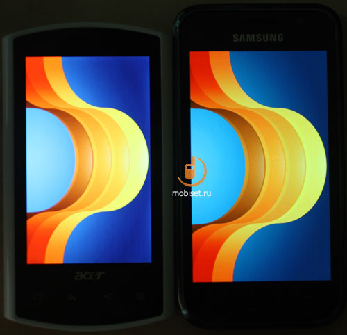 Acer Liquid E � Samsung i9000 Galaxy S