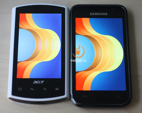 Acer Liquid E � Samsung i9000 Galaxy S