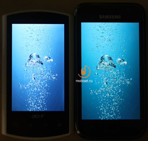 Acer Liquid E � Samsung i9000 Galaxy S