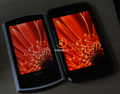 Acer Liquid E � Samsung i9000 Galaxy S