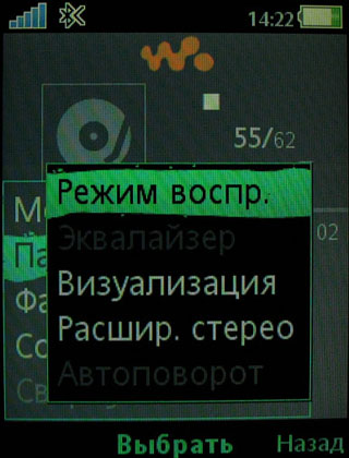 ����� Sony Ericsson W595 - ������ ����� 