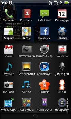 ����� Acer Stream. ����� ��������� ������� Android 