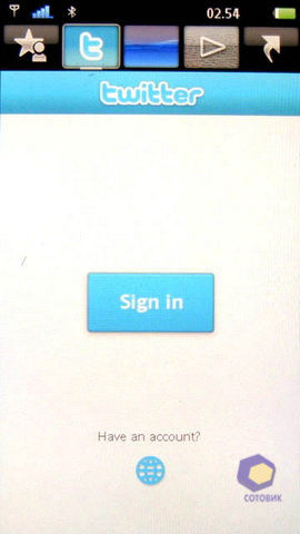 ��������� SonyEricsson Vivaz