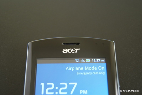 ���������. ������ � ���� ����� Acer Liquid Metal: �������� Android