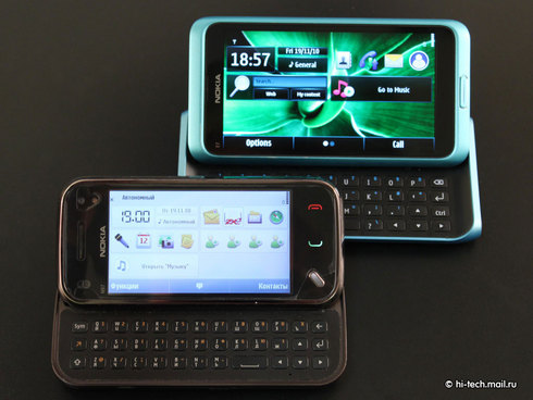 ������ ����� Nokia E7. ����� ������ Nokia �� Symbian^3