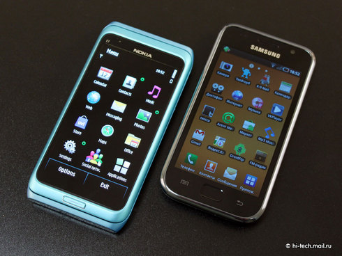 ������ ����� Nokia E7. ����� ������ Nokia �� Symbian^3