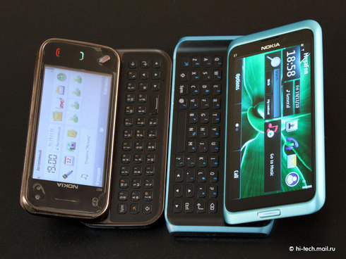 ������ ����� Nokia E7. ����� ������ Nokia �� Symbian^3