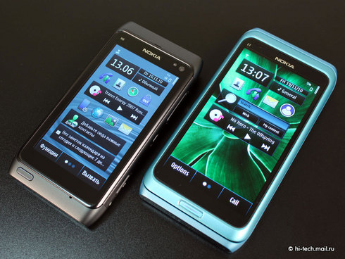 ������ ����� Nokia E7. ����� ������ Nokia �� Symbian^3