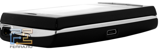 ����� ������� ����� ������� Sony Ericsson Xperia X10 mini pro: ������ micro USB