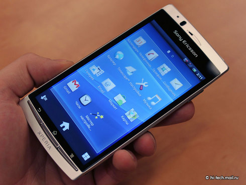 ��������������� ����� Sony Ericsson Xperia arc. ����� �������� Android