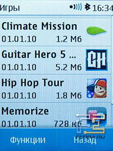 ������ ����������������� �� Nokia X3-02 ���