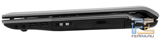 ������ ����� ASUS N53Jf: ���������� ������, ��� USB, ����� �������