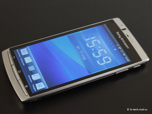 ������ ����� Sony Ericsson Xperia arc: ������������ ��������