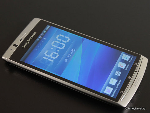 ������ ����� Sony Ericsson Xperia arc: ������������ ��������