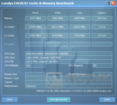  ASUS Eee PC 1001PX :  Everest Cache & Memory