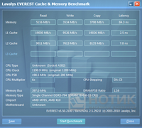������ ASUS Eee PC 1015T : ���� Everest �������� ������/������ ������ � ���