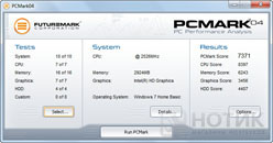 ������� ASUS N53Jn : ���� Futuremark PCMark 04