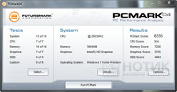 ������� ASUS U43Jc : ���� Futuremark PCMark 04