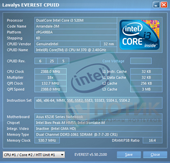  Asus K52Je :  Everest CPU Core 2